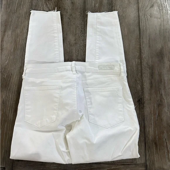 Articles Of Society Women's Crisp White Ankle Jeans - Picture 5 of 11